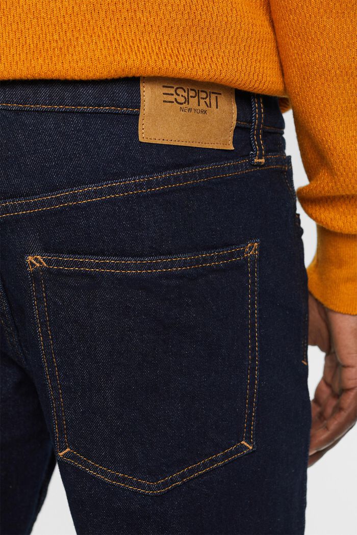 Recycled: straight fit jeans, BLUE RINSE, detail image number 4
