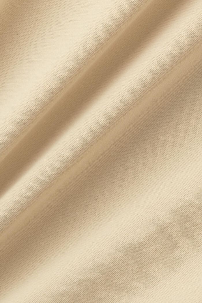 Washed T-shirt, 100% cotton, SAND, detail image number 5