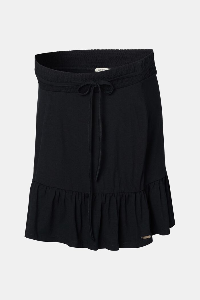 Jersey skirt with an under-bump waistband, LENZING™ ECOVERO™