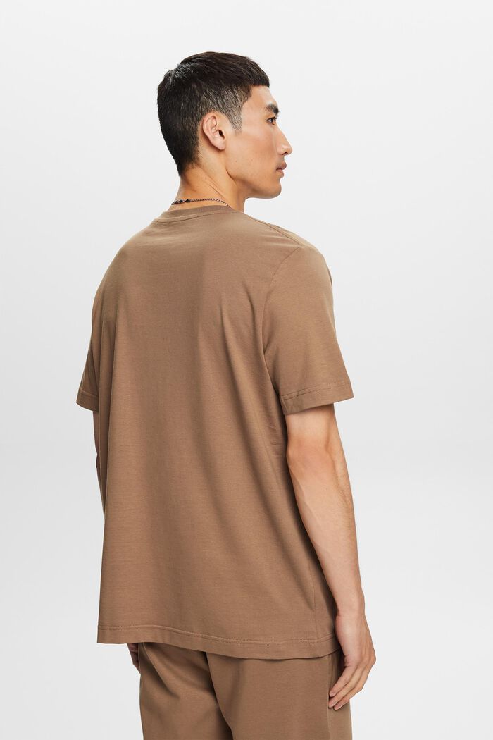 Jersey T-Shirt With Chest Pocket, BARK, detail image number 1
