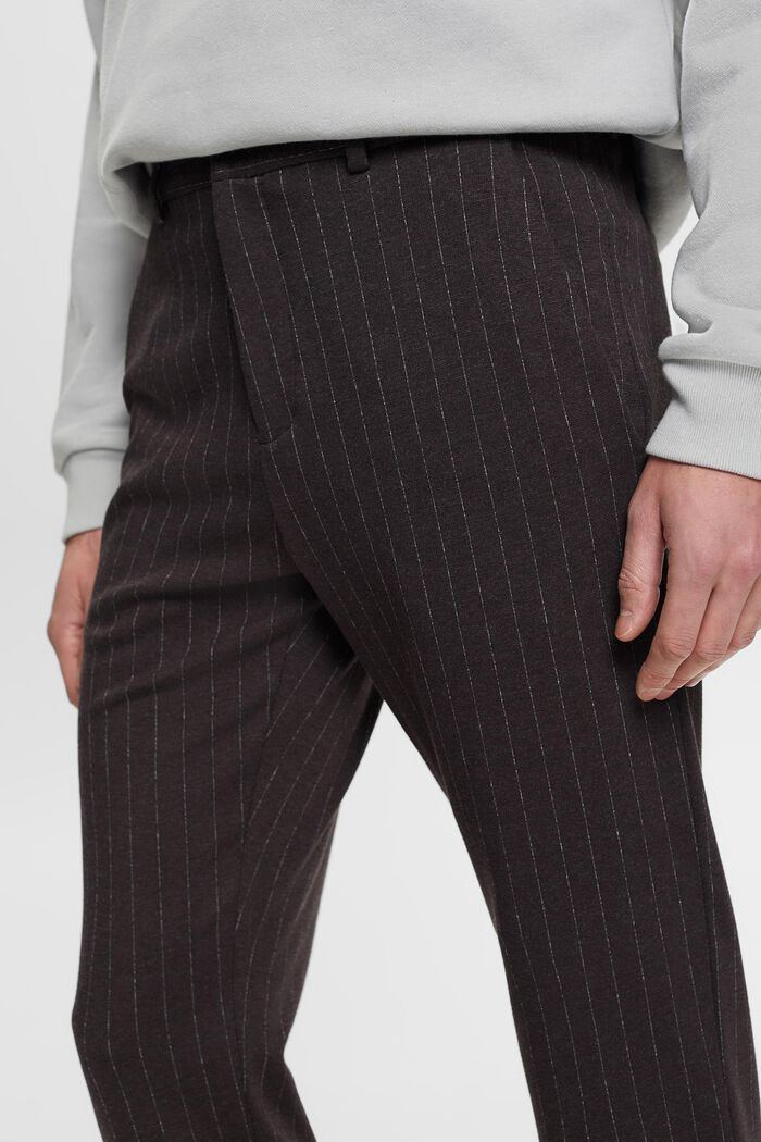 Pinstripe trousers, DARK GREY, detail image number 2