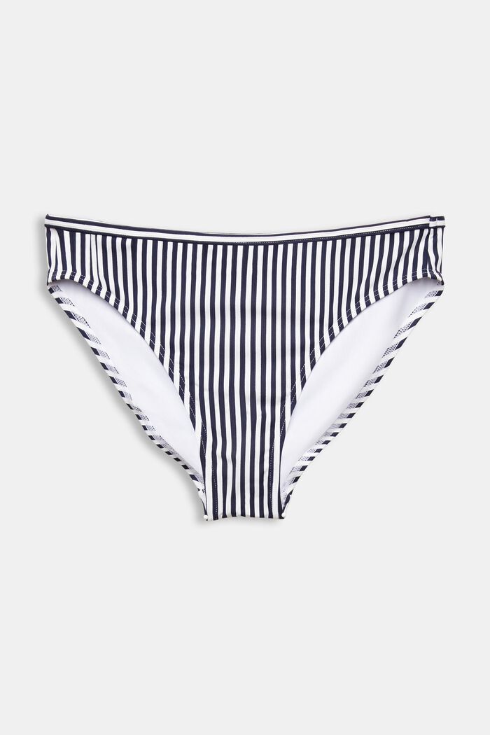 Striped Bikini Bottoms, NAVY, detail image number 4