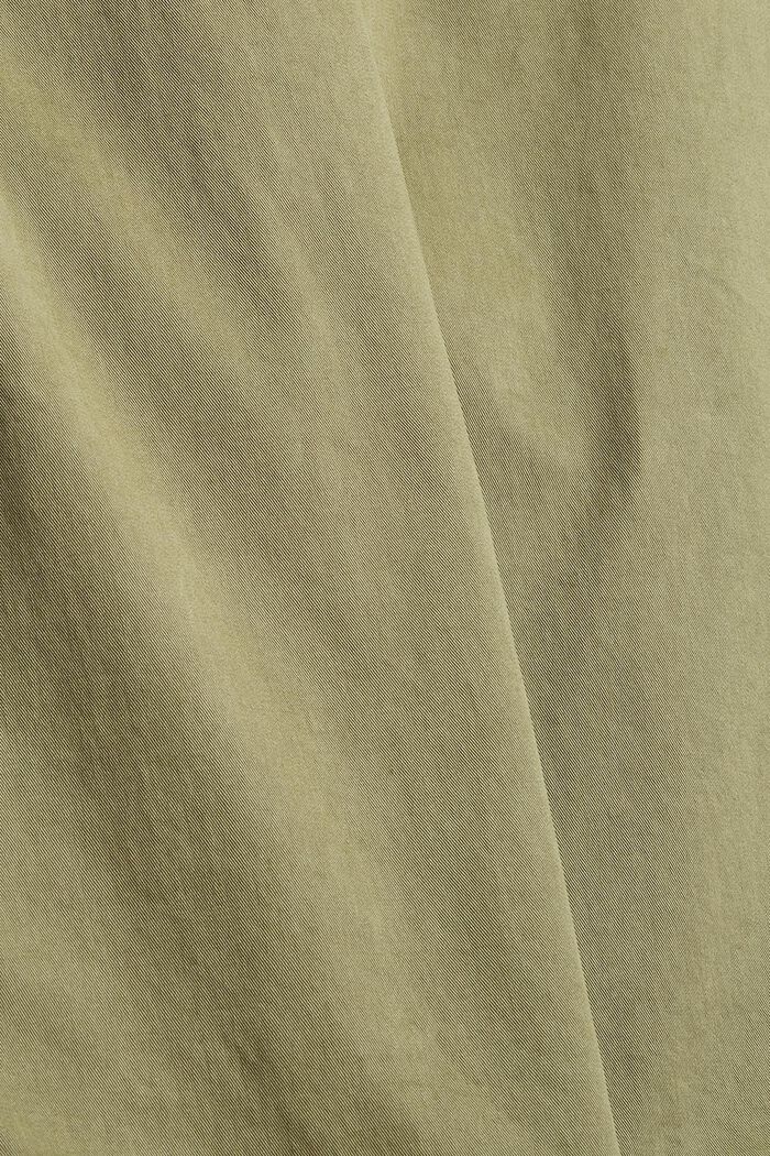 Trousers with waist pleats, LIGHT KHAKI, detail image number 4