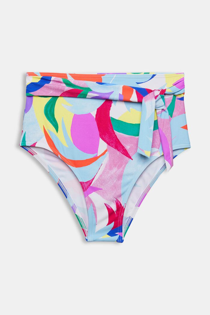 Made of recycled material: bikini bottoms with tie detail, VIOLET, detail image number 3