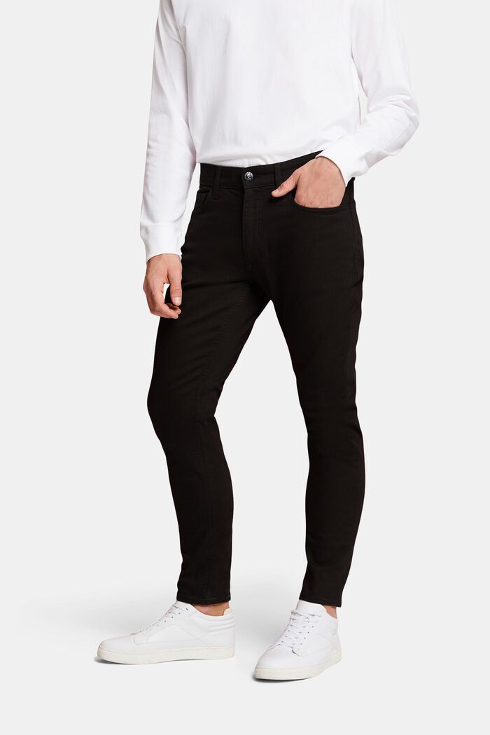 Slim fit trousers, BLACK, detail image number 0