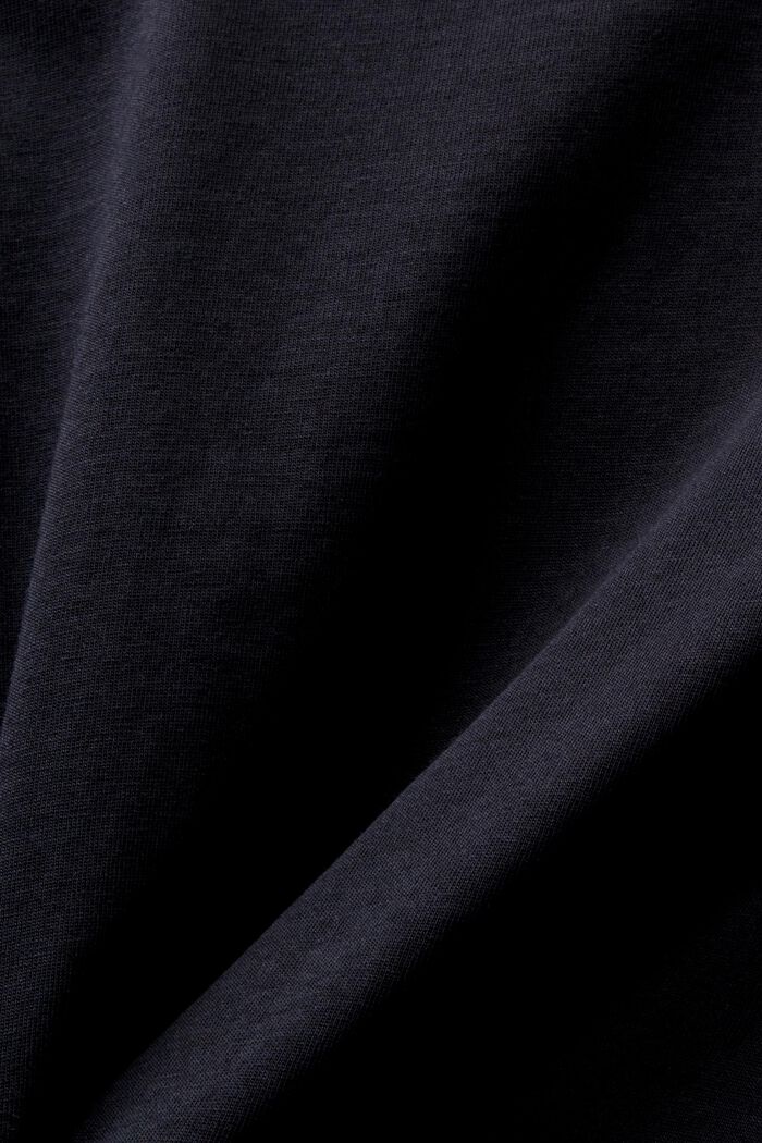 Front Print Jersey T-Shirt, BLACK, detail image number 4