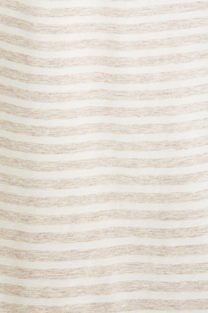 Striped Nightwear Pants, SAND, detail image number 4