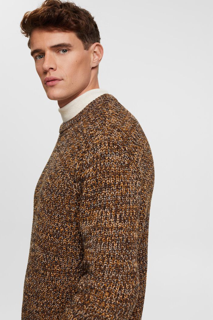 Multi-coloured knitted jumper, BARK, detail image number 4