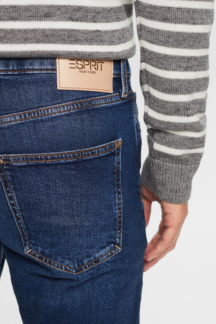 Recycled: slim fit jeans, BLUE LIGHT WASHED, detail image number 4