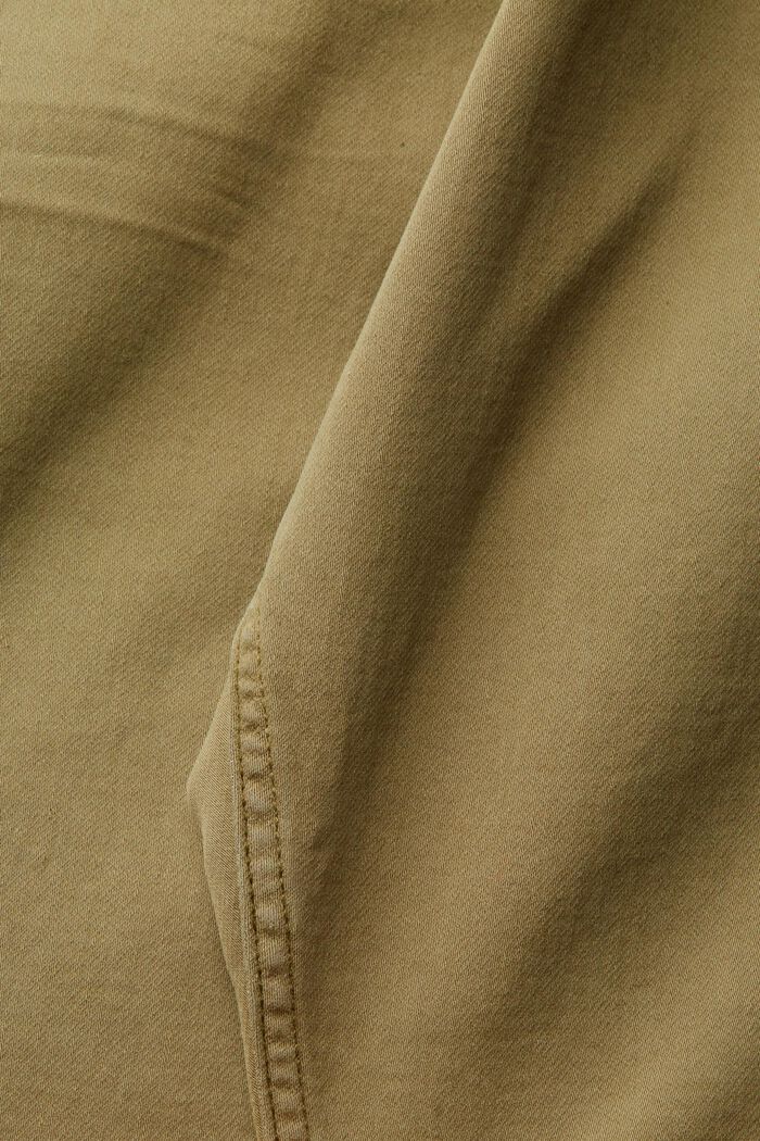 Cropped drawstring jeans, FOREST, detail image number 1