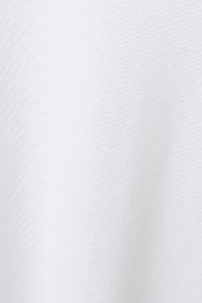 Scoop Neck Long-Sleeve T-Shirt, WHITE, detail image number 6