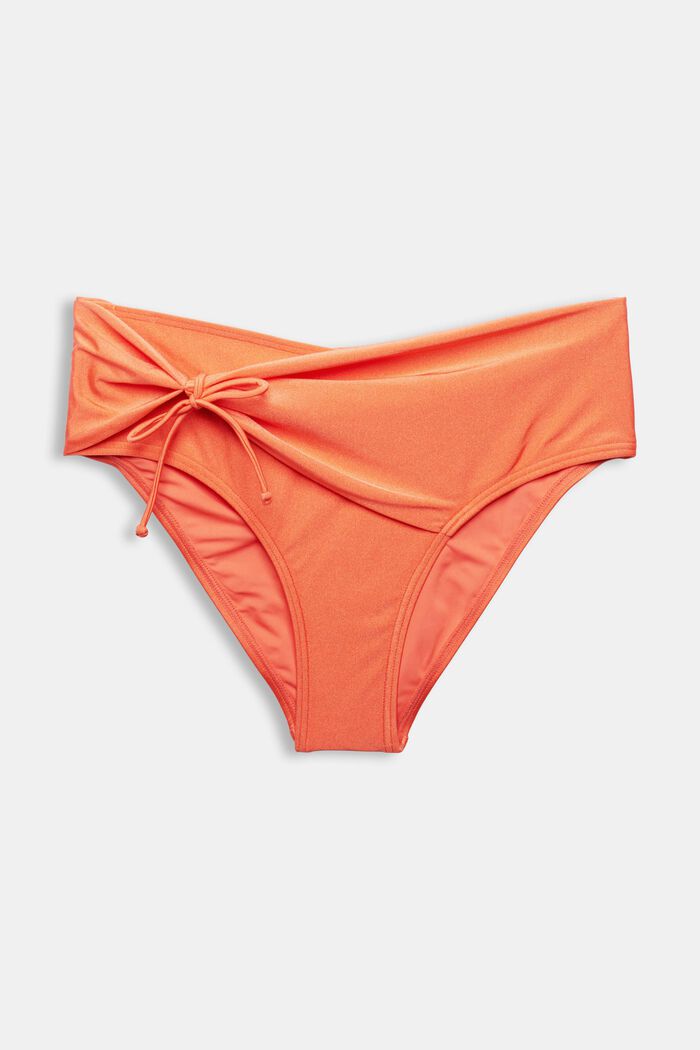 Bikini briefs in a wrap-over look , CORAL, overview