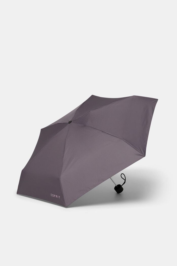 Pocket-sized umbrella with a logo, ONE COLOR, detail image number 2