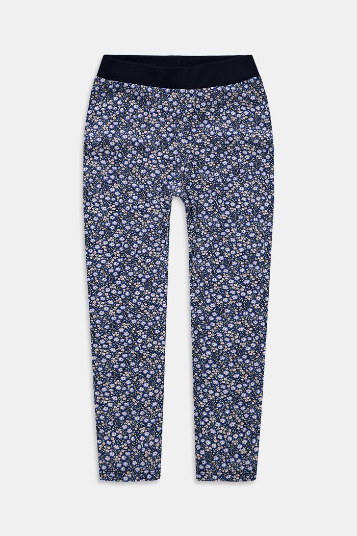 Leggings with all-over print, NAVY, detail image number 0
