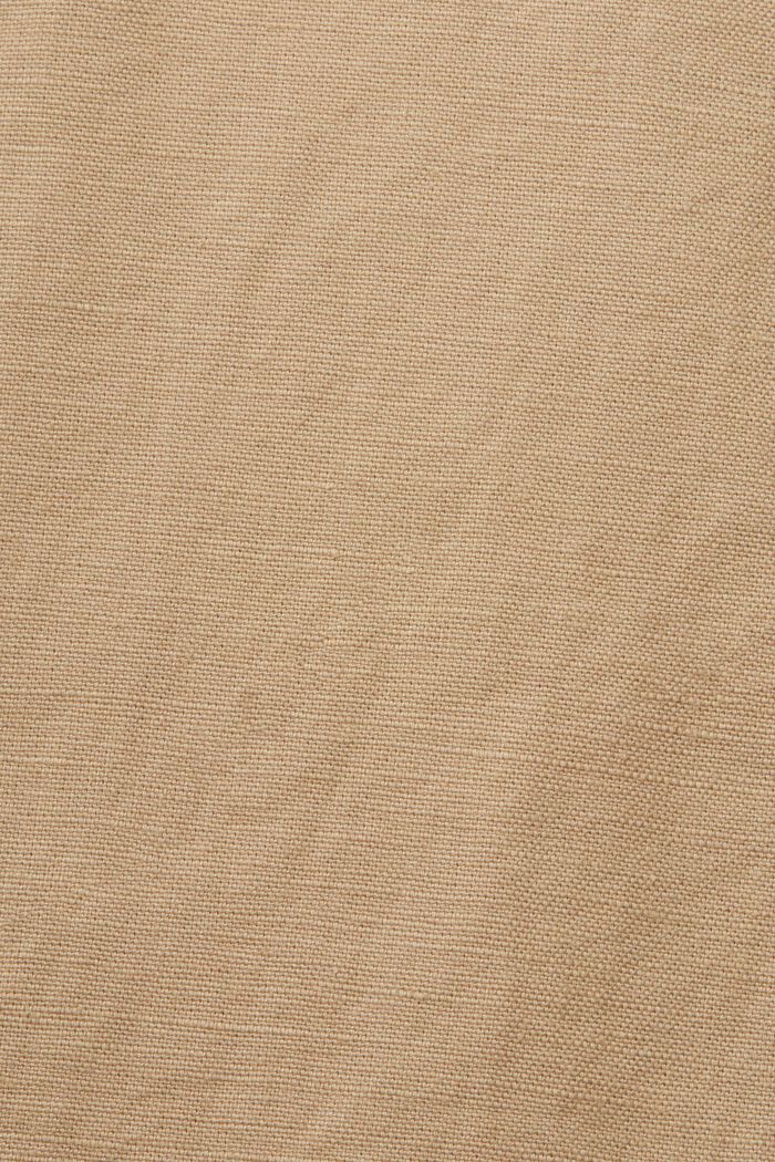 Pull-on trousers, linen blend, SAND, detail image number 6