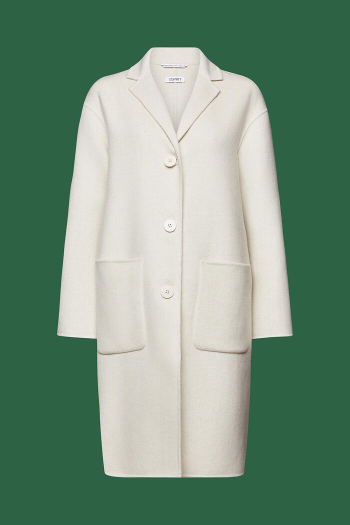 Wool-Blend Coat, ICE, detail image number 5