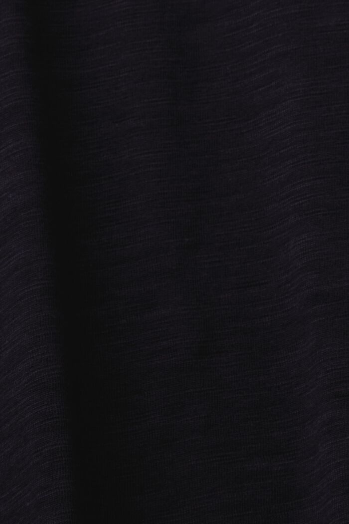 Basic Jersey Longsleeve Top, BLACK, detail image number 5