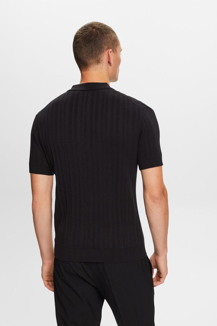Slim Fit Polo Shirt, BLACK, detail image number 3