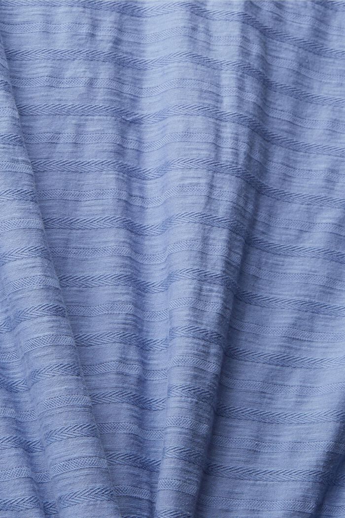 T-shirt with textured stripes, LIGHT BLUE LAVENDER, detail image number 4
