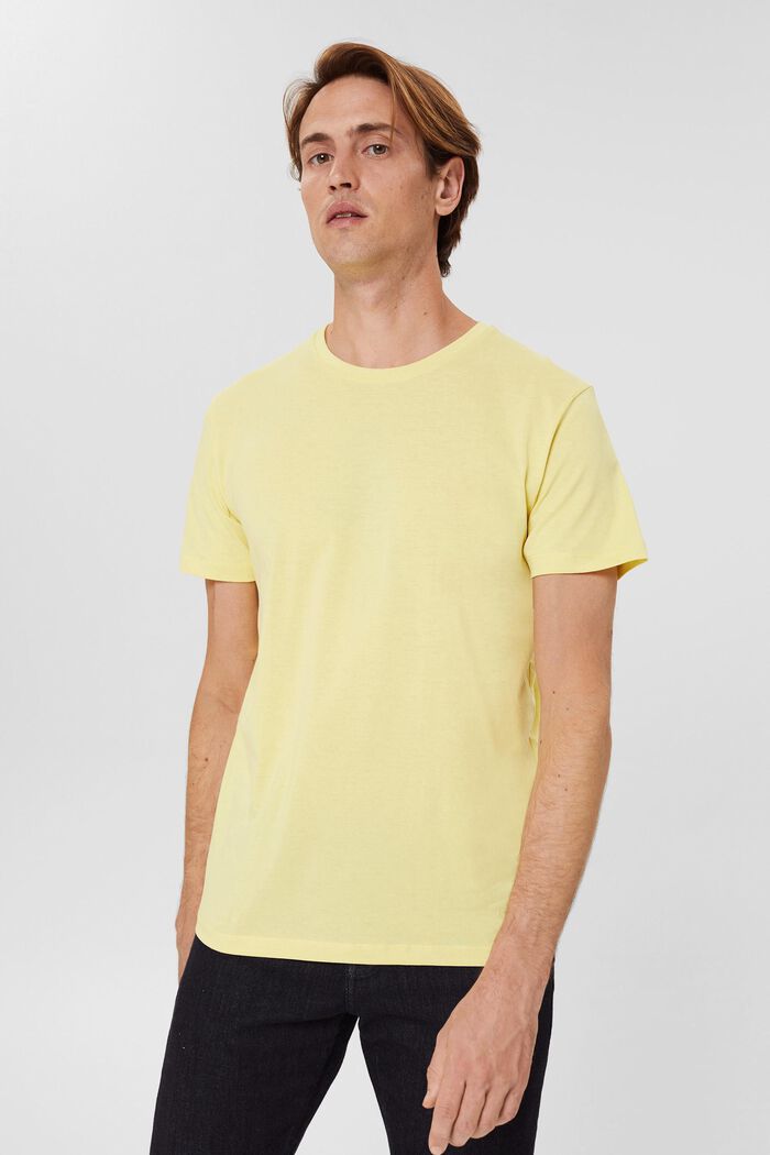 Cotton jersey T-shirt, YELLOW, detail image number 0