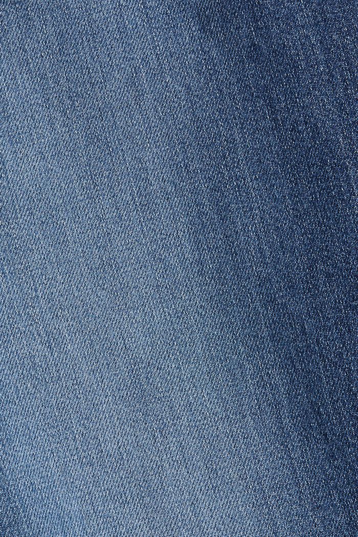 Vintage look jeans, organic cotton, BLUE DARK WASHED, detail image number 4