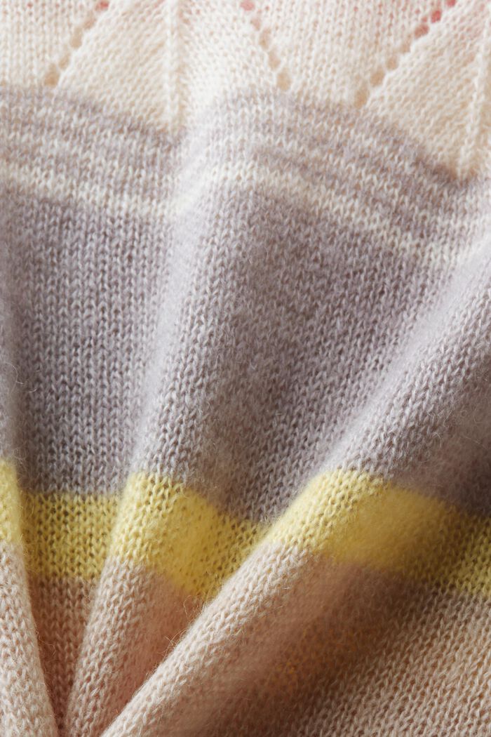 Striped Crewneck Sweater, ICE, detail image number 5