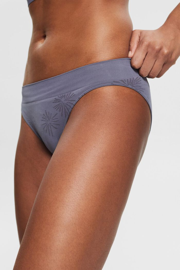Recycled: soft, comfy hipster briefs, GREY BLUE, detail image number 0