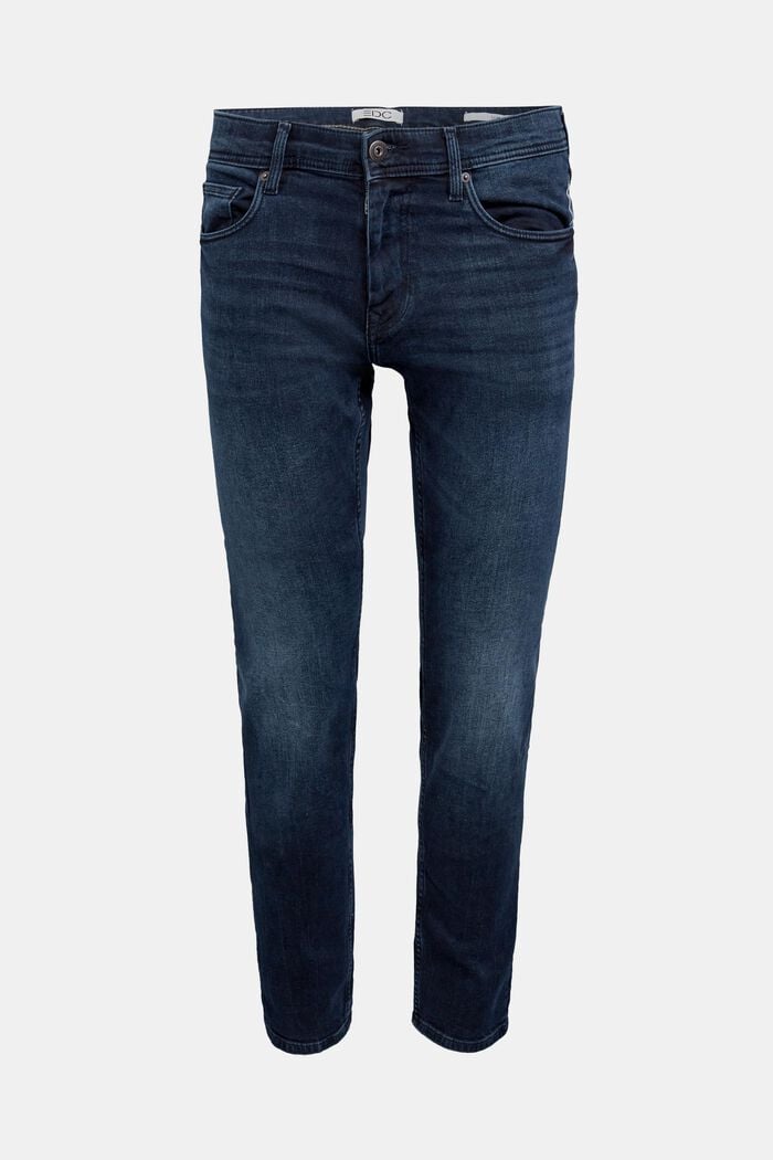 Organic cotton jeans, BLUE BLACK, detail image number 1
