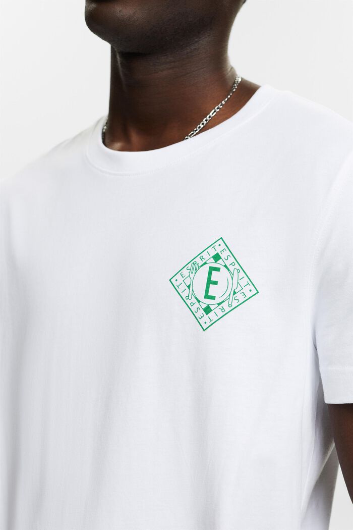Logo Cotton Jersey T-Shirt, WHITE, detail image number 2