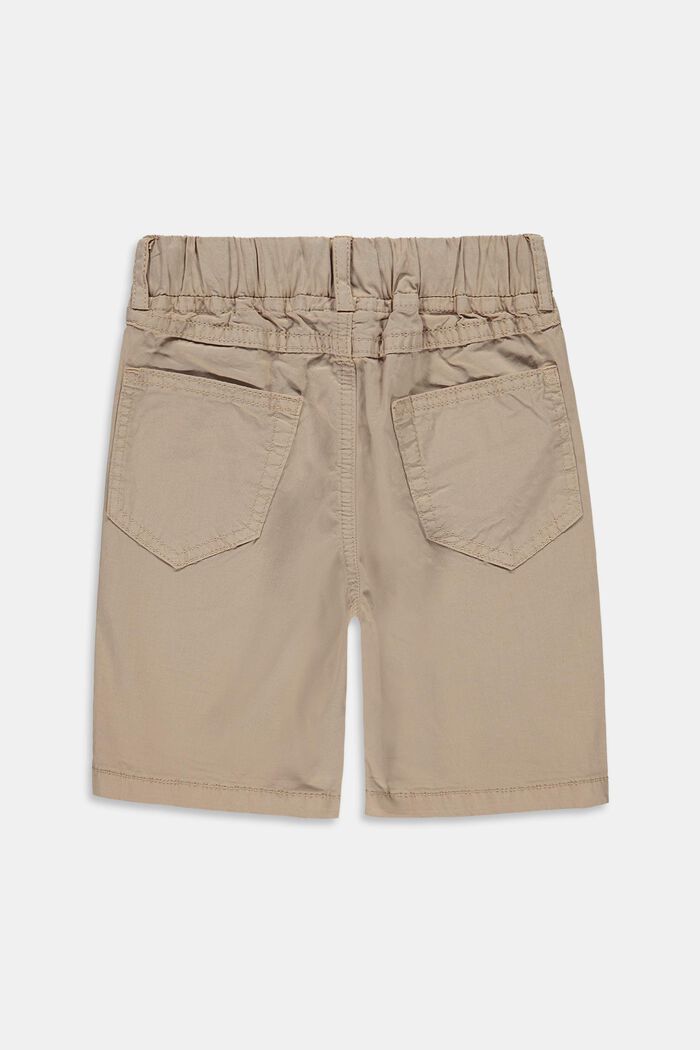 Woven shorts with elasticated drawstring waistband, CAMEL, detail image number 1