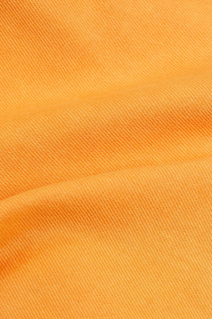 Mom fit twill trousers, GOLDEN ORANGE, detail image number 4