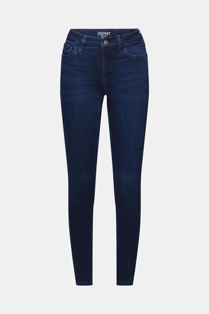 Skinny Mid-Rise Jeans, BLUE LIGHT WASHED, detail image number 7
