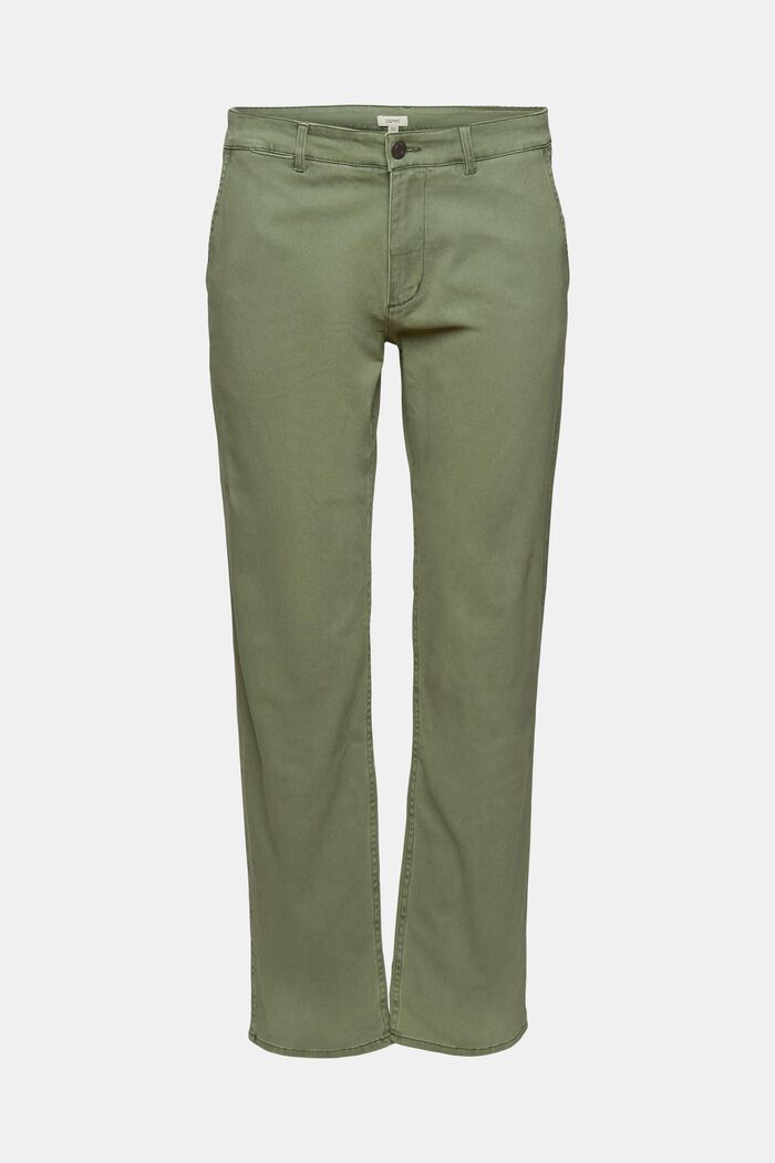 Cotton chinos, GREEN, detail image number 2