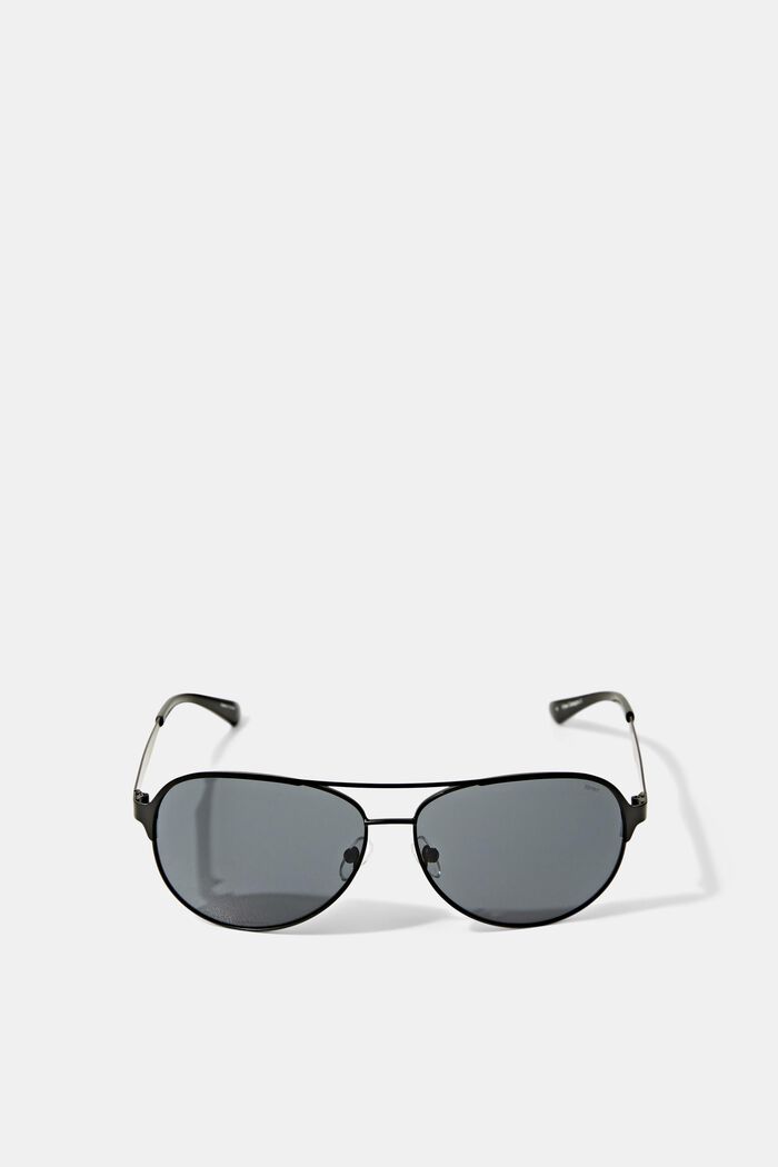 Matt-effect aviator sunglasses, BLACK, detail image number 0