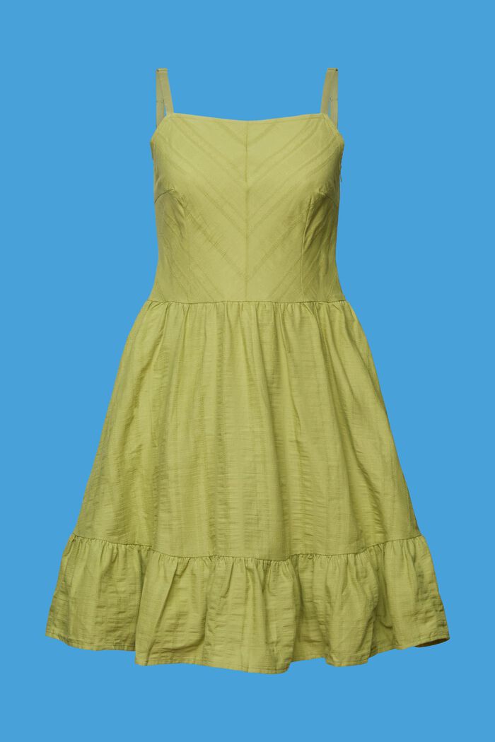 Cotton mini dress, PISTACHIO GREEN, detail image number 6