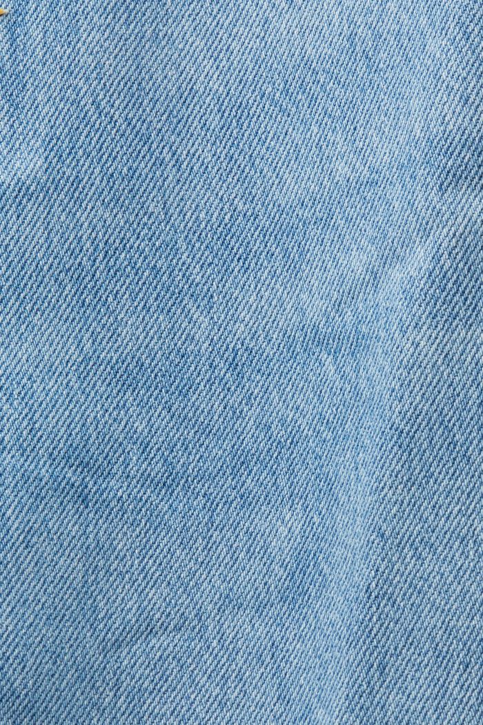 Jeans midi skirt, cotton blend, BLUE MEDIUM WASHED, detail image number 6