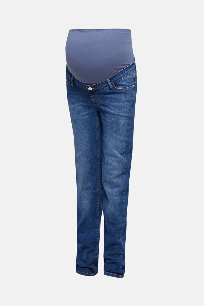 Vintage-style jeans with an over-bump waistband