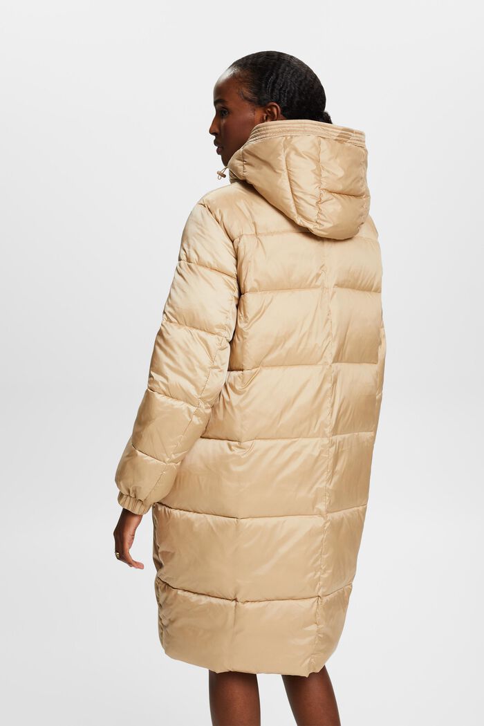 Puffer Coat With Detachable Hood, SAND, detail image number 3