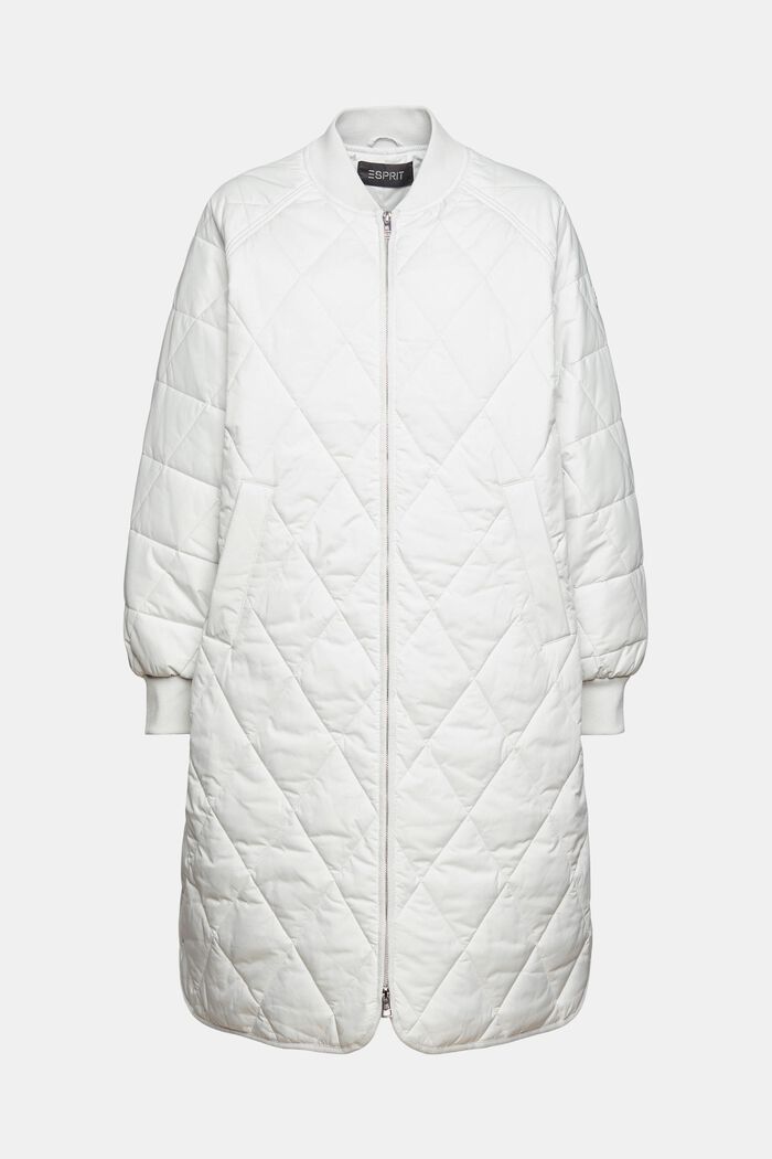 Made of recycled material: oversized quilted coat