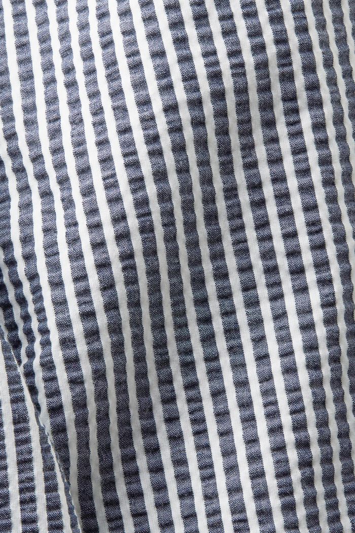 Striped Textured Swimming Shorts, DARK BLUE, detail image number 4