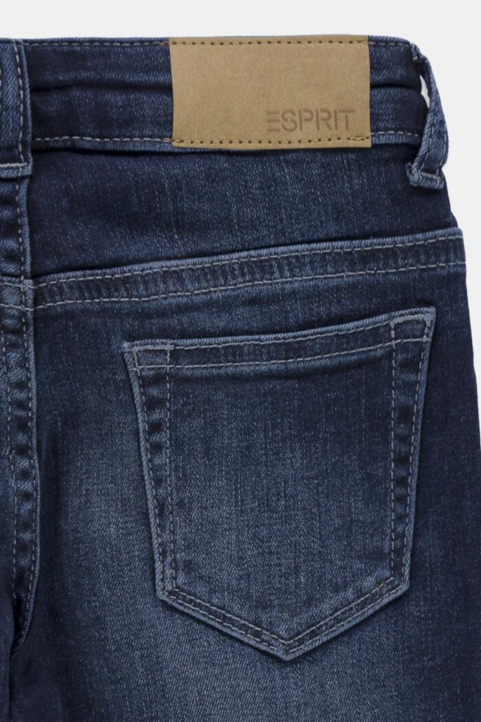 Reflective jeans with adjustable waistband, BLUE DARK WASHED, detail image number 2
