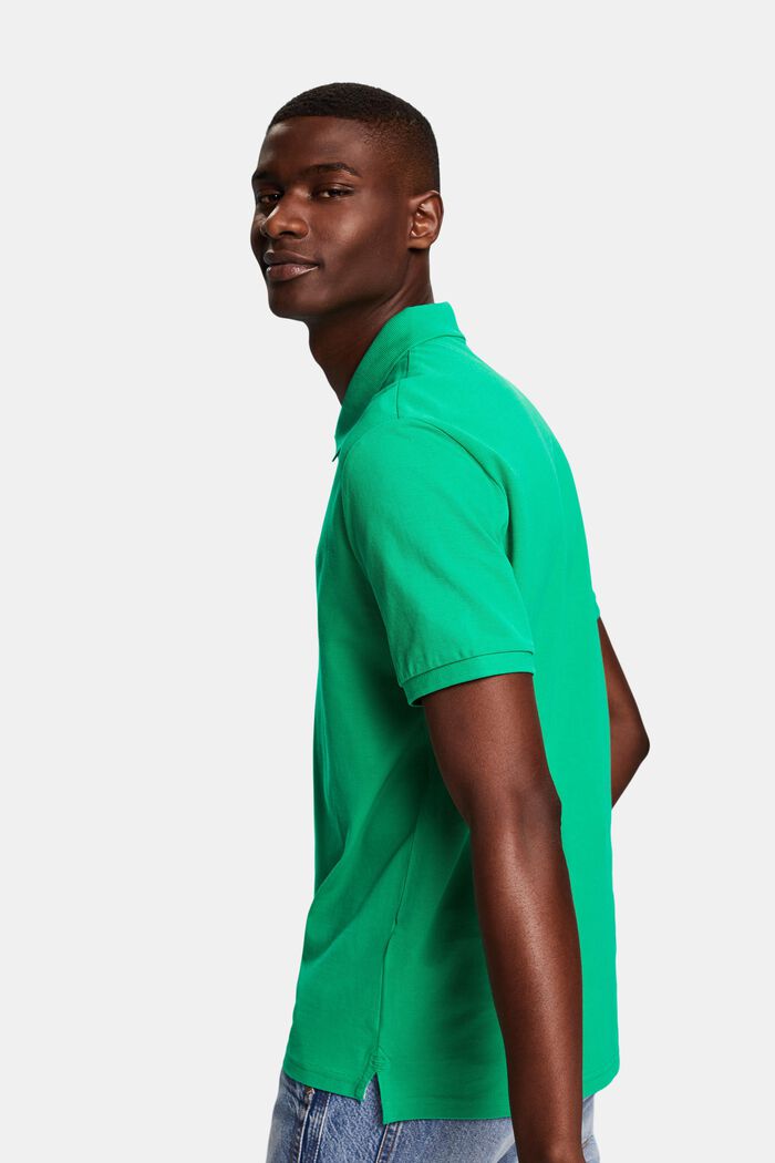 Piqué Polo Shirt, GREEN, detail image number 2