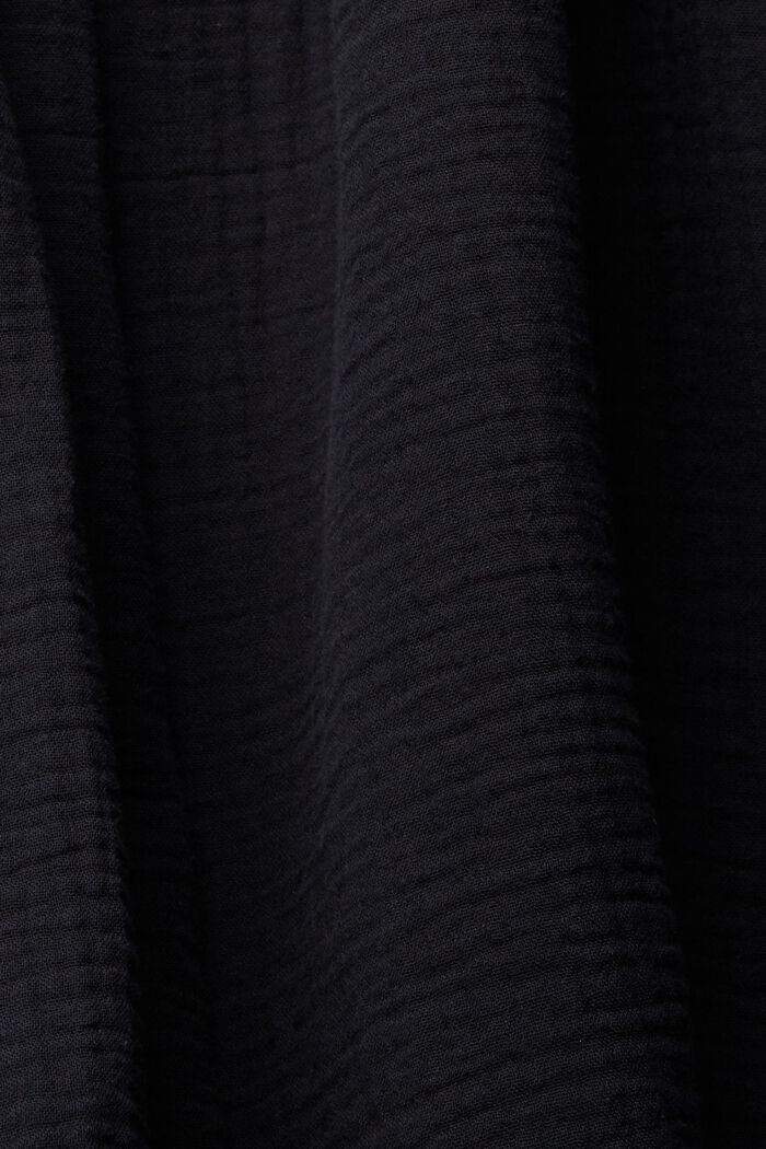 Crushed midi skirt, BLACK, detail image number 5